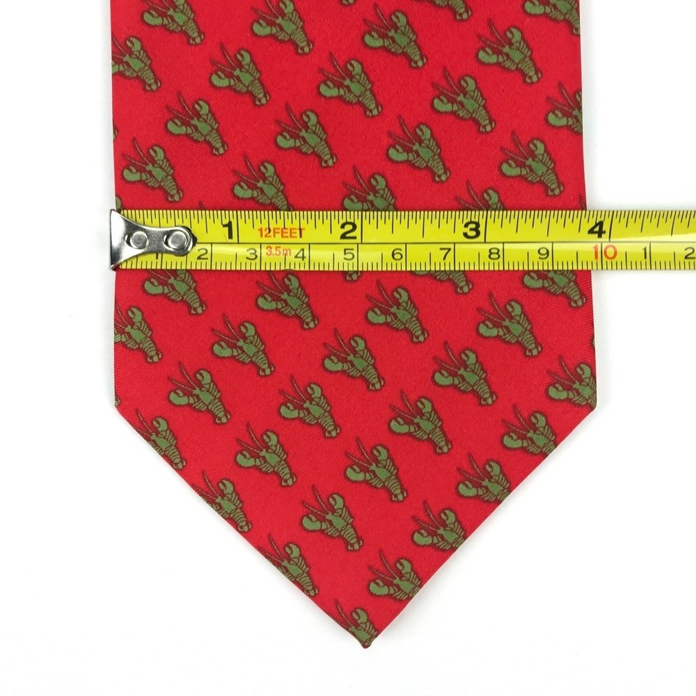 Utopia Men's Tie Handmade Red Green Lobster Sea Life Animal Necktie 56" NEW - Picture 7 of 8